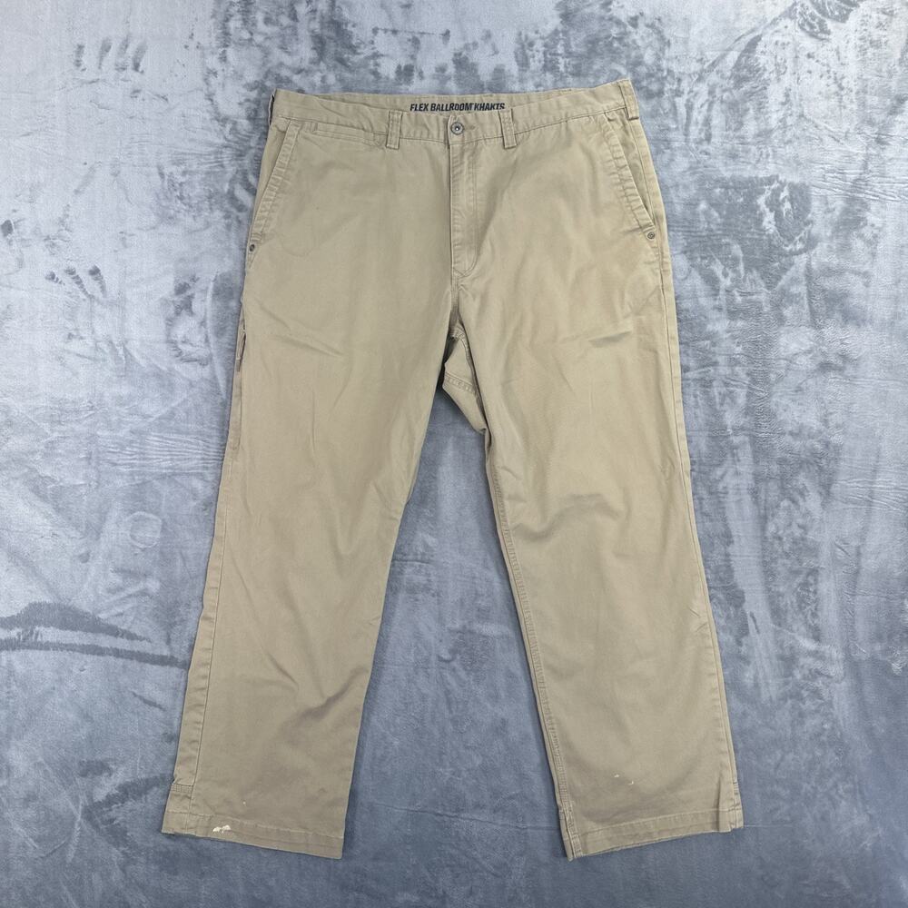 Duluth Flex Ballroom Khakis Pants‎ Men's Size 40x30 Tan Khaki